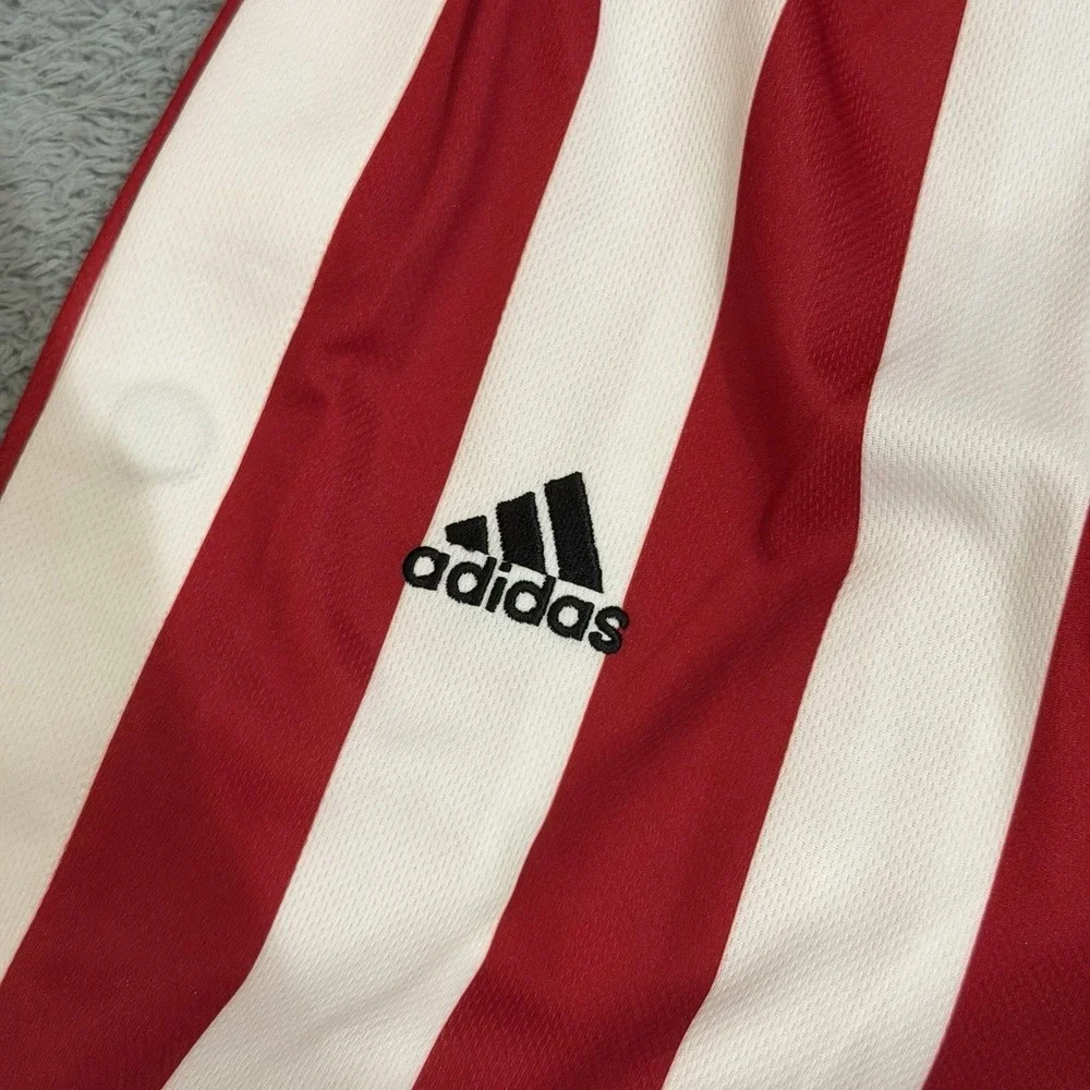 2013 Adidas Indiana University IU Mens L Candy Striped Tearaway Basketball Pants